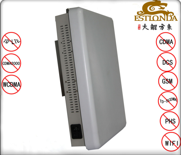 Stainless Steel White Cell Phone Signal Scrambler Jamming Distance 1-30m Material 0