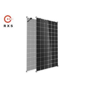 Transparent Monocrystalline Silicon Cells , Durable 24V Mono Solar Panel Manufactures