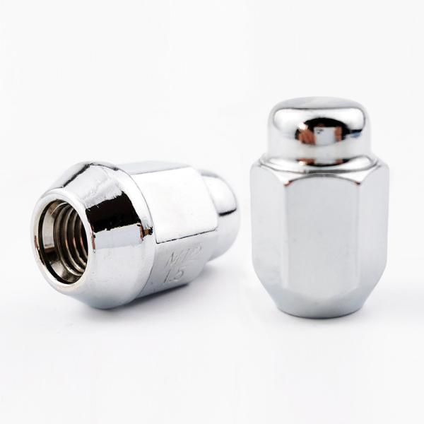 Quality Black Acorn Closed End Lug Nuts M12x1.5 Thread 3/4" Hex 1.38" Tall 0.9" Wide for Aftermarket Wheels for sale