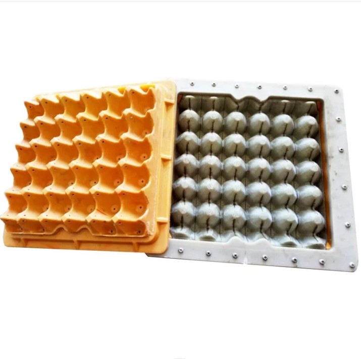 Customizable Egg Tray Forming Mold Made Of Plastic Or Aluminum
