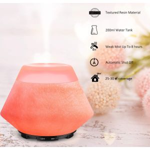 200ML Natural Resin Aroma Diffuser With Extra Quiet Whisper Operation