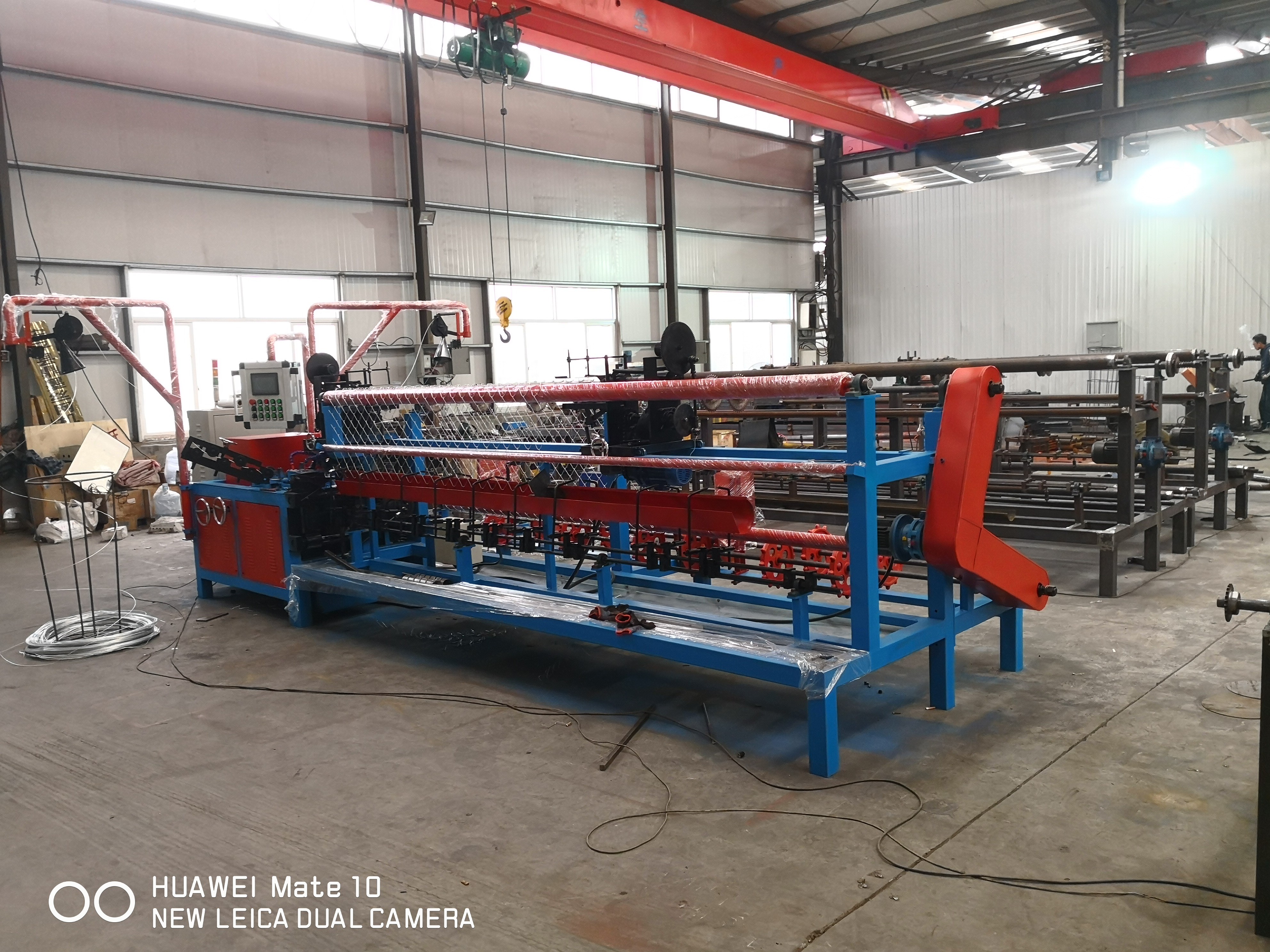  CNC Automatic Chain Link Fence Machine For Mesh Opening 25--100mm Manufactures