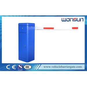 China LED Light Red and White Arm Parking Barrier Gate Max Length is 8m on sale