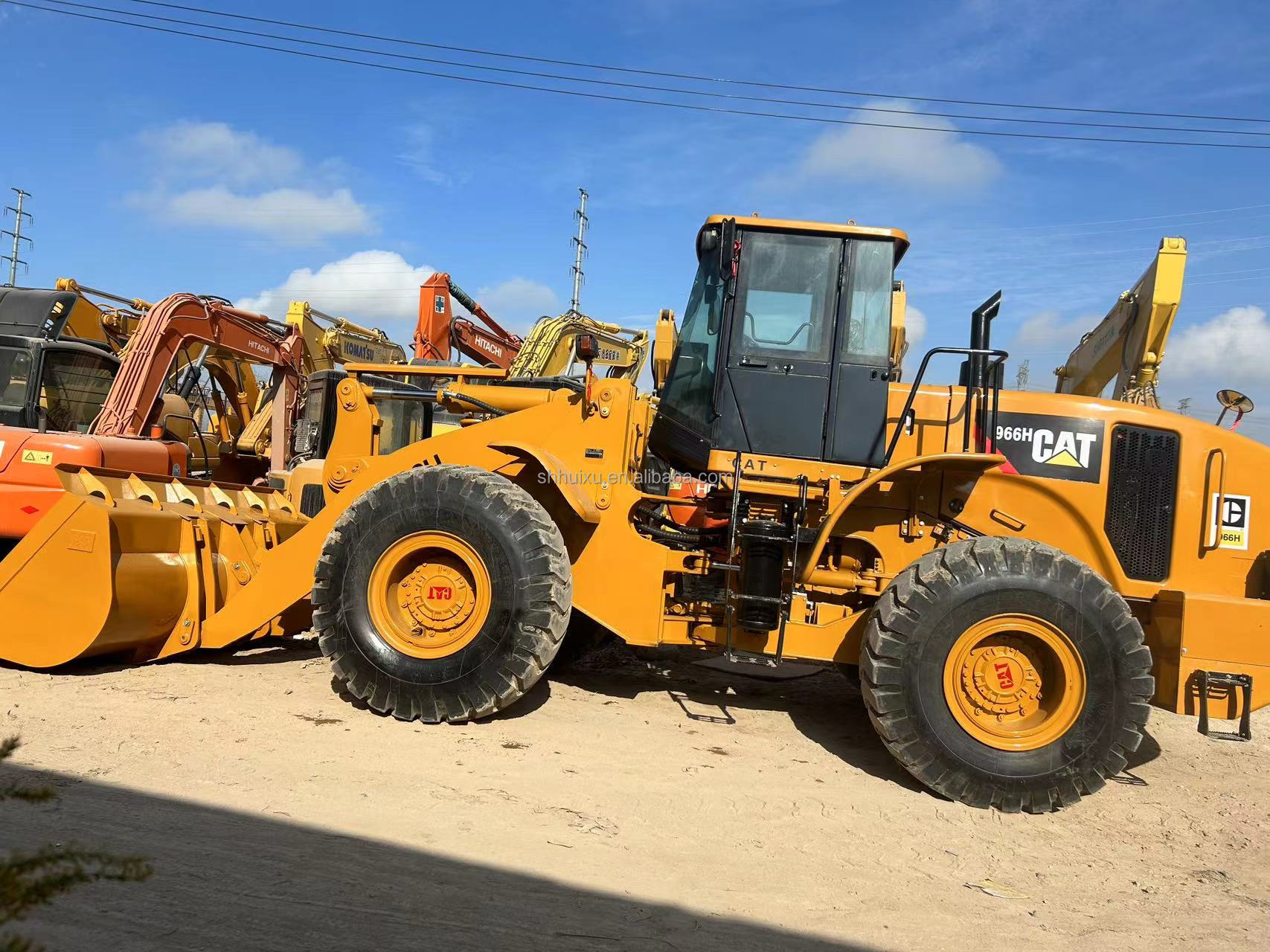 6 ton used loader CAT966H used caterpillar 966 wheel loader used excavator tractor