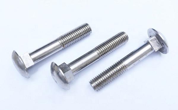 Carbon Steel / Stainless Steel Round Head Carriage Bolt M4 - M52 With Square
