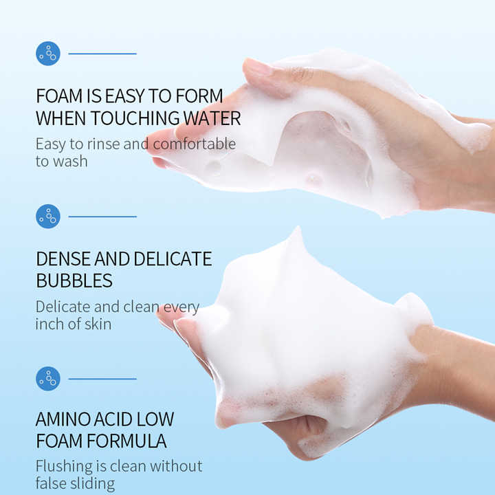 FAYANKOU Amino Acid Cleansing Deep Face Wash Cleansing Oil Control Facial Cleanser for Men and Women