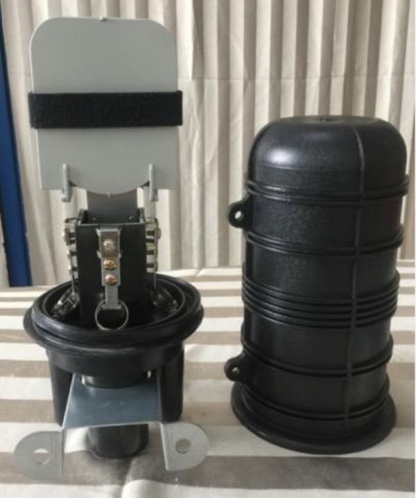 Dome Heat Shrink Vertical Fiber Optical Joint Box 18mm Cable Diameter
