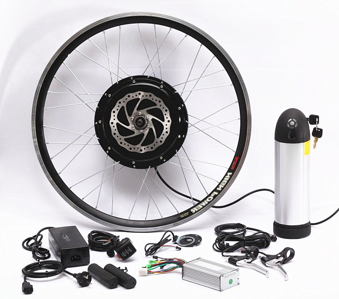Lightweight Electric Assist Bicycle Conversion Kit Physical Strength Saving