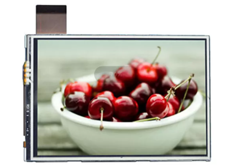 3.5 Inch High Brightness TFT LCD Screen with Resistive Touchscreen and 16/18/24