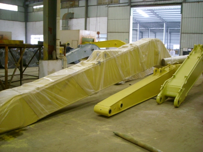 Customized Extended Boom Excavator Boom And Stick Q355B Extension Big Boom Used For Excavator Building Demolition