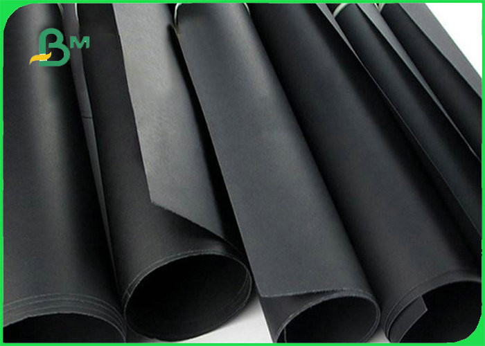 Mix pulp 120g to 500g A3 A4 Size solid black kraft paper board sheet/ Coils 