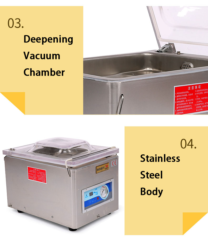 Compact Foodsaver Vacuum Sealer Table Top Household Dz260 Vacuum Sealer