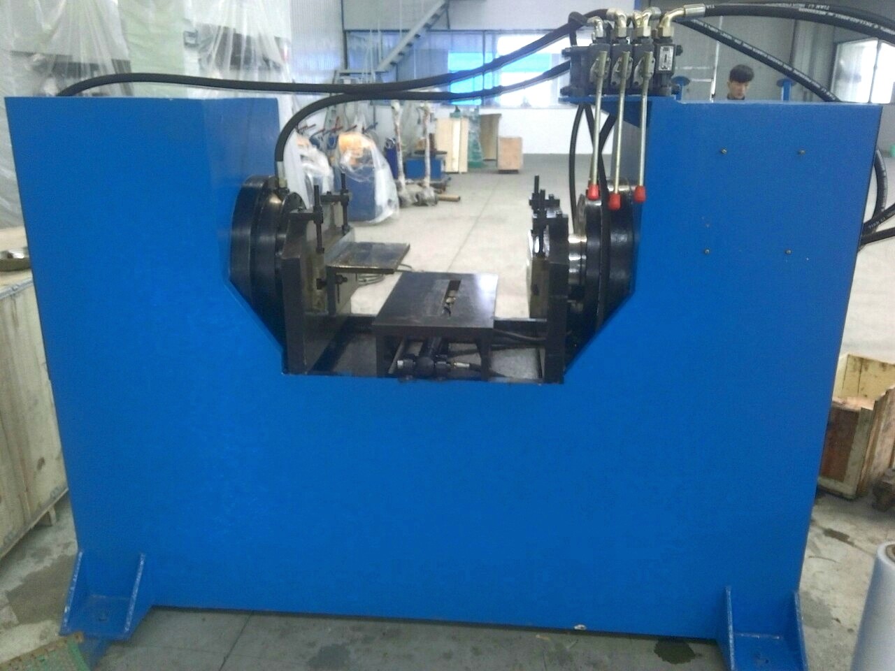 40Ml/R 600T Portable Hydraulic Track Pin Press For CAT D12 Dozers