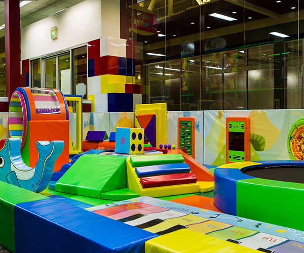 ASTM 4m Indoor Play Center Equipment Kids Playground With Multiple Play Games