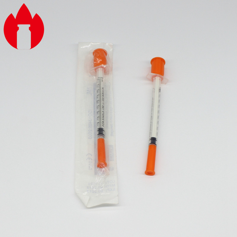 Disposable Medical Injection 1ml Plastic Prefilled Syringes Insulin Syringe