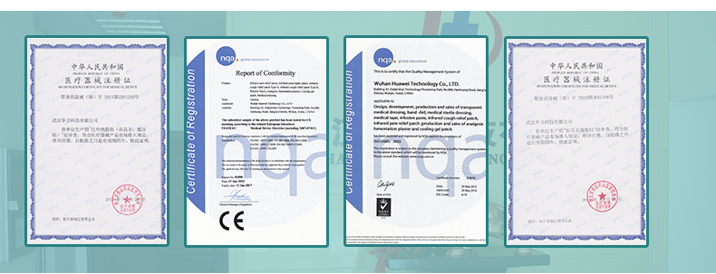 CE ISO13485 Far-infrared Heat Pain Relief Patch