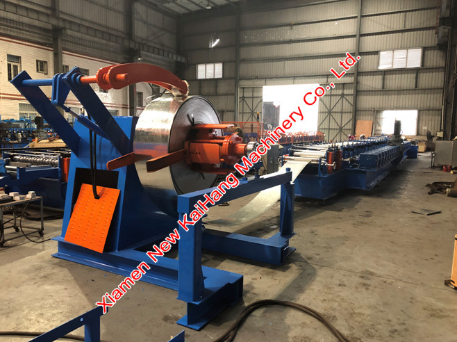 12-15m/Min Auxiliary Equipment Hydraulic Un Coiler Un Winder Color Customized