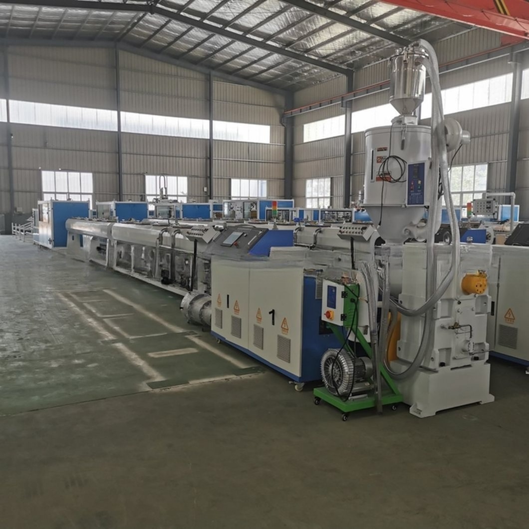 Large Diameter HDPE Water Supply Pipe Extrusion Production Line 90-315 mm
