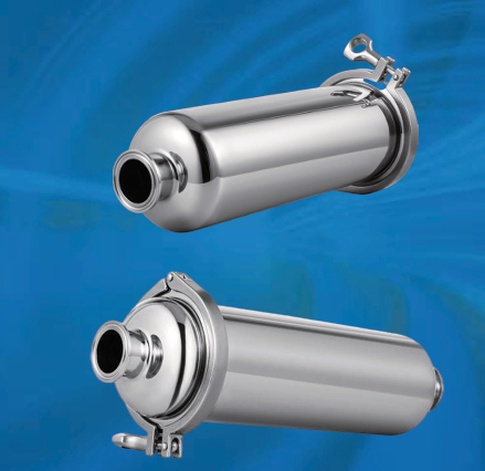 Sanitary Grade Pipeline Filtration Device with Upflow-In Downflow-Out Design Compliant with GB150-2011 Standards