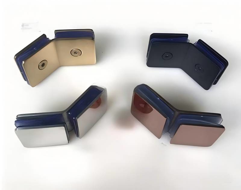 Easy Installation Shower Door Clamps Long Lasting Corrosion Resistance