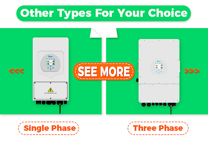 Deye 12kw High Voltage Hybrid Inverter SUN-12K-SG04LP3-EU Off On Grid