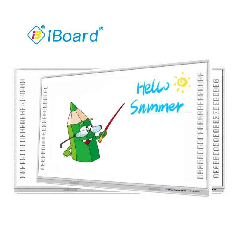 Classroom All In One Infrared Interactive Whiteboard RoHS Smart TV Whiteboard For Meeting