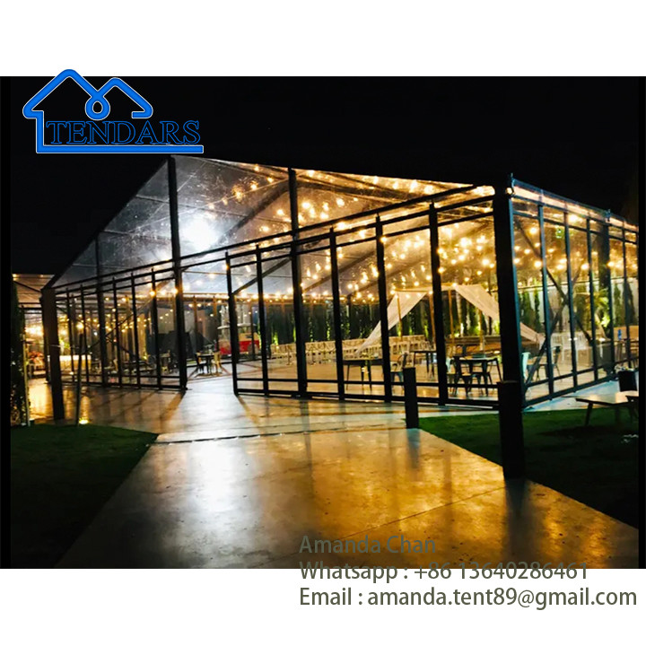 Outdoor Tent For Wedding And Celebrations Glass Wall Clear ，Beautiful Party Tent
