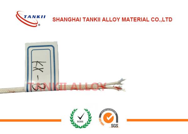 7 * 0.2mm Thermocouple wire kca kcb with fiberglass / pvc / rubber / insulation
