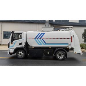 Energy-Saving Pure Electric 5100TCABEV Rear Loading Compression Garbage Truck