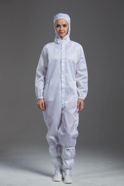 Food Processing Garment Resuable yellow hooded coverall white durable in food