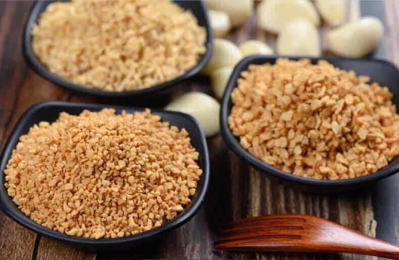 Healthy Yellow Gold 5*5mm Crispy Garlic Topping