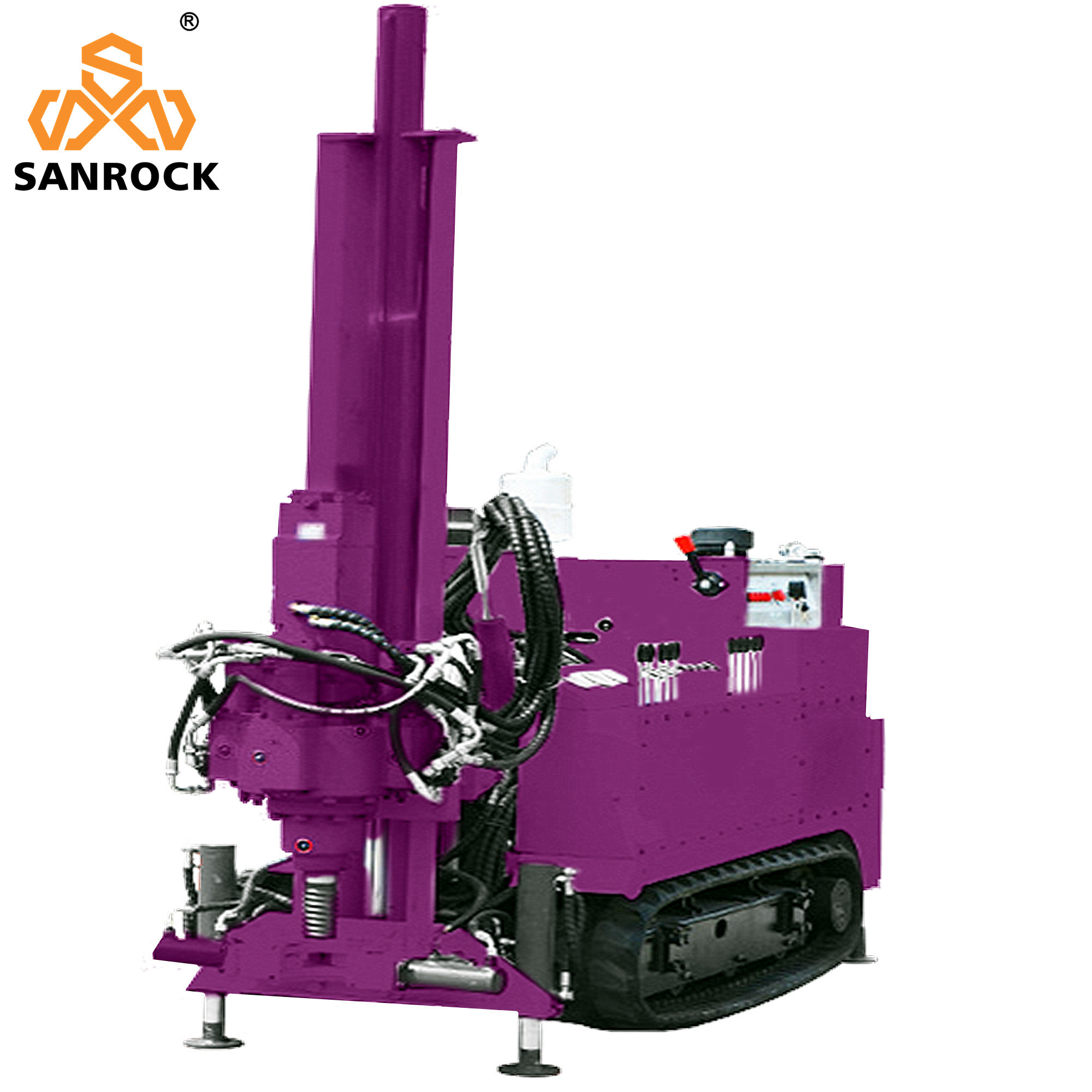 Geological Hydraulic Sonic Drill Rig Diamond Sampling Drilling Machine