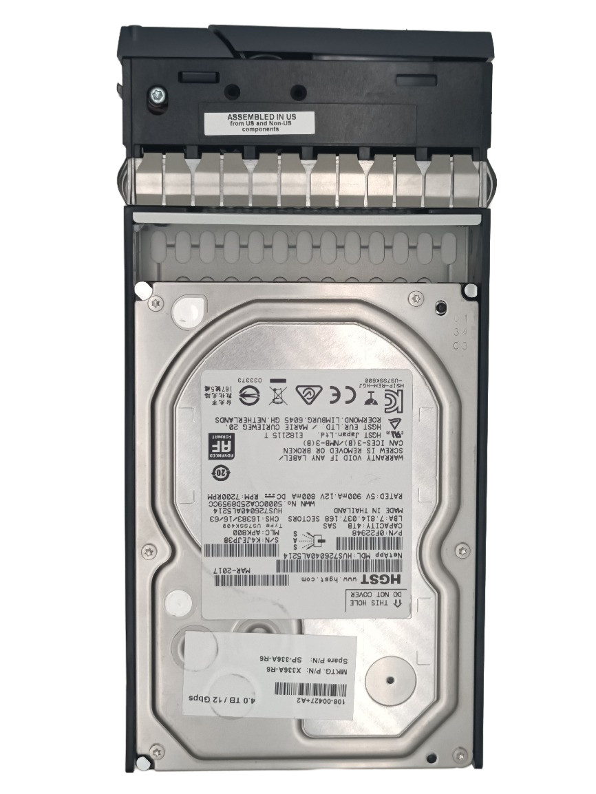 X336A-R6 Netapp 4Tb 7200 Rpm 3.5" 12Gb Sas Hard Disk With High Quality