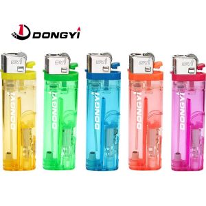 MSDS Certified Custom Cigarette Gas Lighter with Rechargeable and Changeable