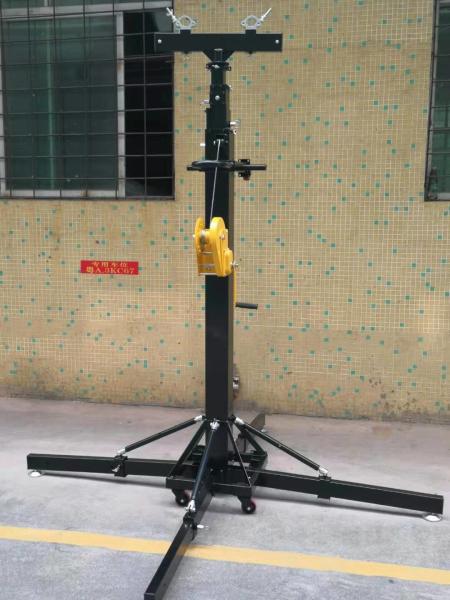 Crank Handle Heavy Duty Light Stand / Speaker Truss Lift Stand Telescopic