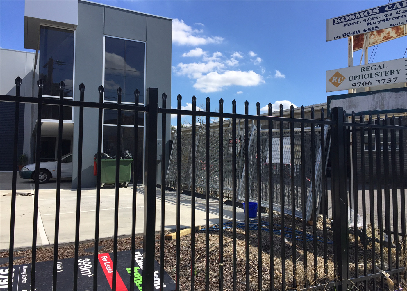 garrison fencing punched rails