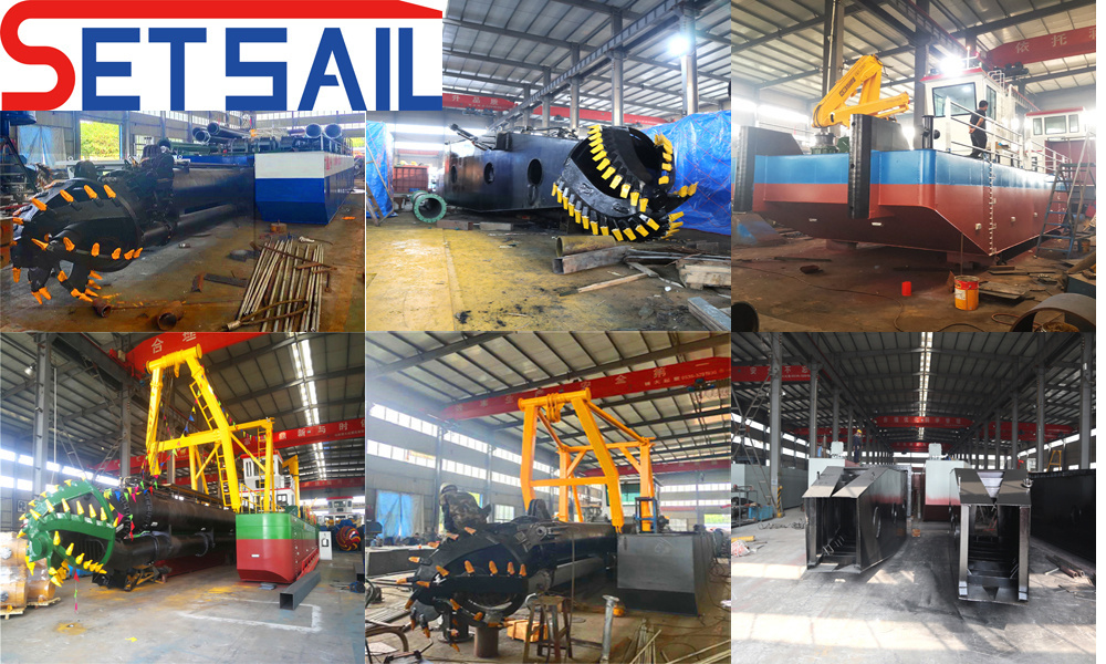 China Dredger Machine Cutter Suction Sand Pumping Dredger