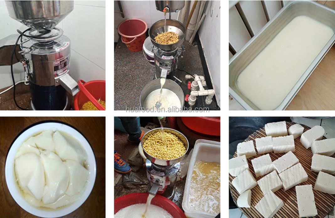 Automatic Tofu Machine Maker Soya Milk Paneer Making Machine Soy Milk Stainless Steel Tofu Production Line Bean Curd Machine