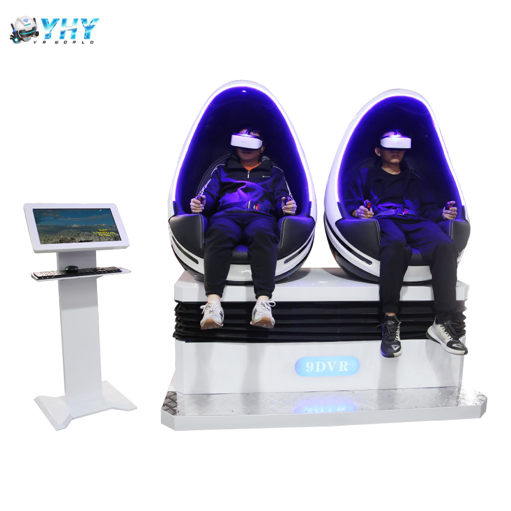 Shopping Mall 9D VR Simulator Double Egg Cinema Acrylic Material