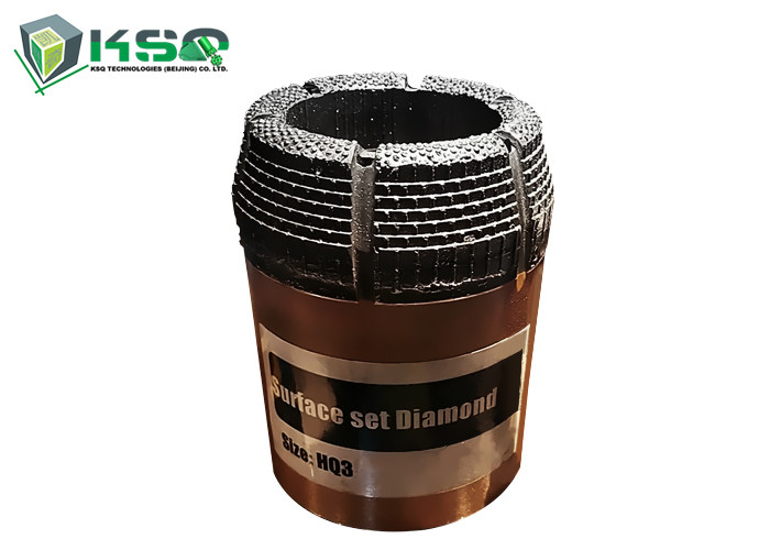 High Efficiency Core Diamond Drill Customized Size Higher Penetration Rates