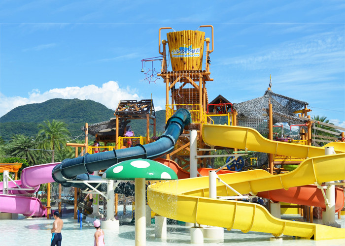 Big Customized Slide Water Park Construction Project Children Playground