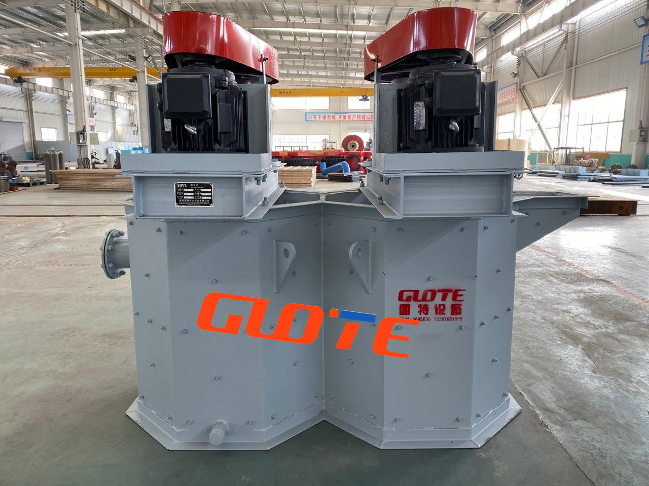 Attrition Scrubber Sand Washing Machine for Video Outgoing-Inspection Silica Sand Plant