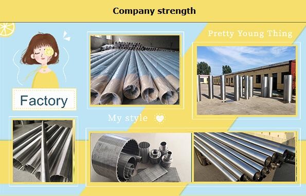 High Open Area Bore Well Water Well Screen With 10s Surface & Q25 Support