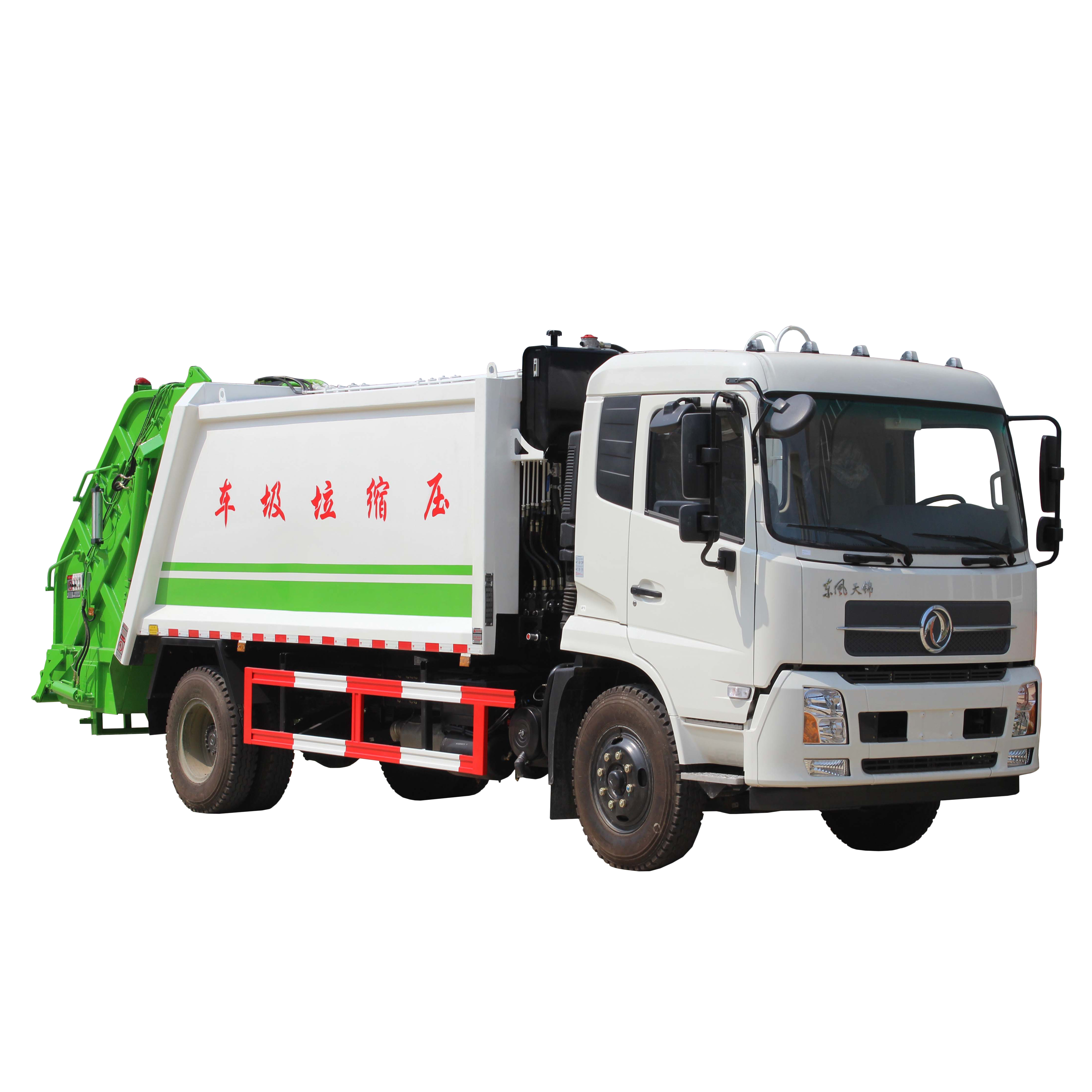 Diesel 6CBM Rubbish Collection Compactor for Construction Works and Manual Transmission