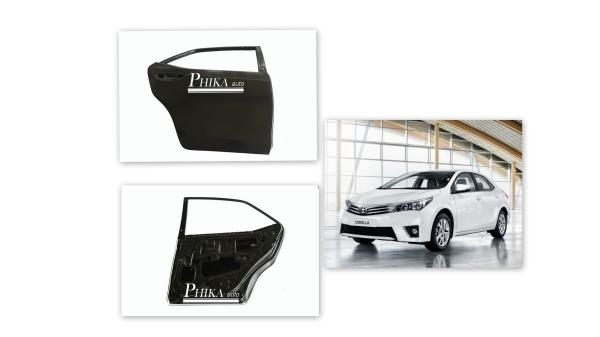 Metal Toyota Door Replacement Rear Doors For Corolla 2014 67004-02430 / 67003