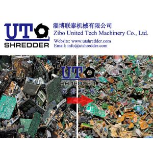 high performance waste PCB shredder,e waste shredder machine,PCB board crusher/
