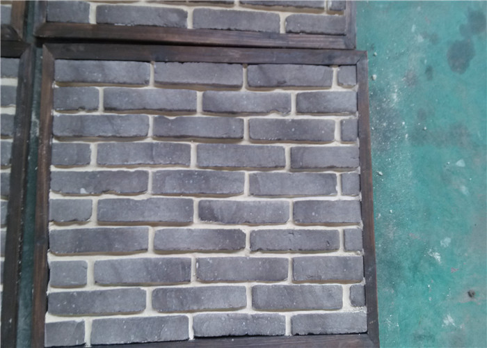 OEM Solid Surface Faux Exterior Brick With Rustic Color Enviromentall Friendly