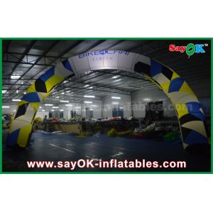 China Halloween Archway Inflatable Oxford Cloth Advertising Inflatable Finish Line Arch  / Archway White With Led Light on sale