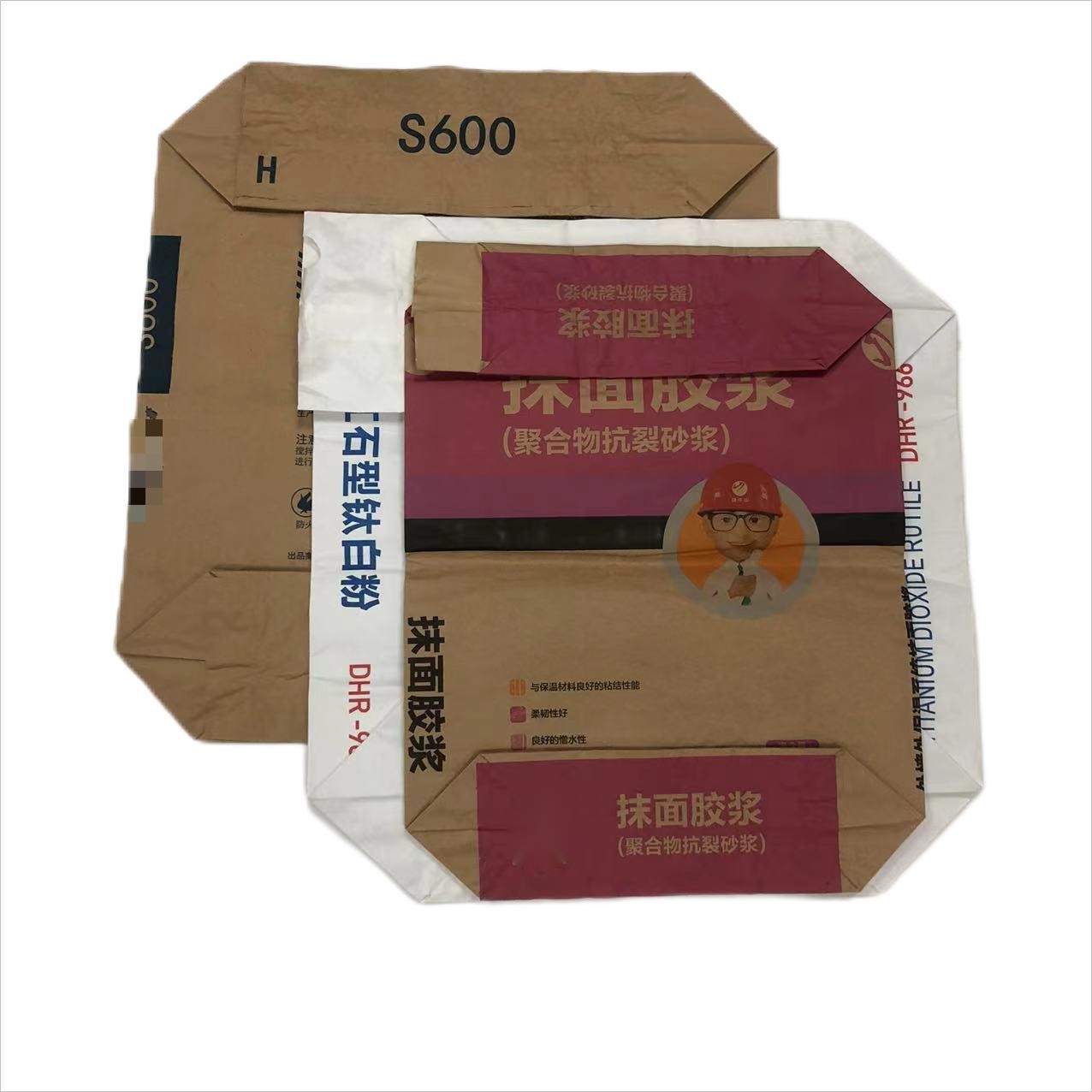 Custom Size Valve Paper Bag for Chemical Industry Packaging Solutions