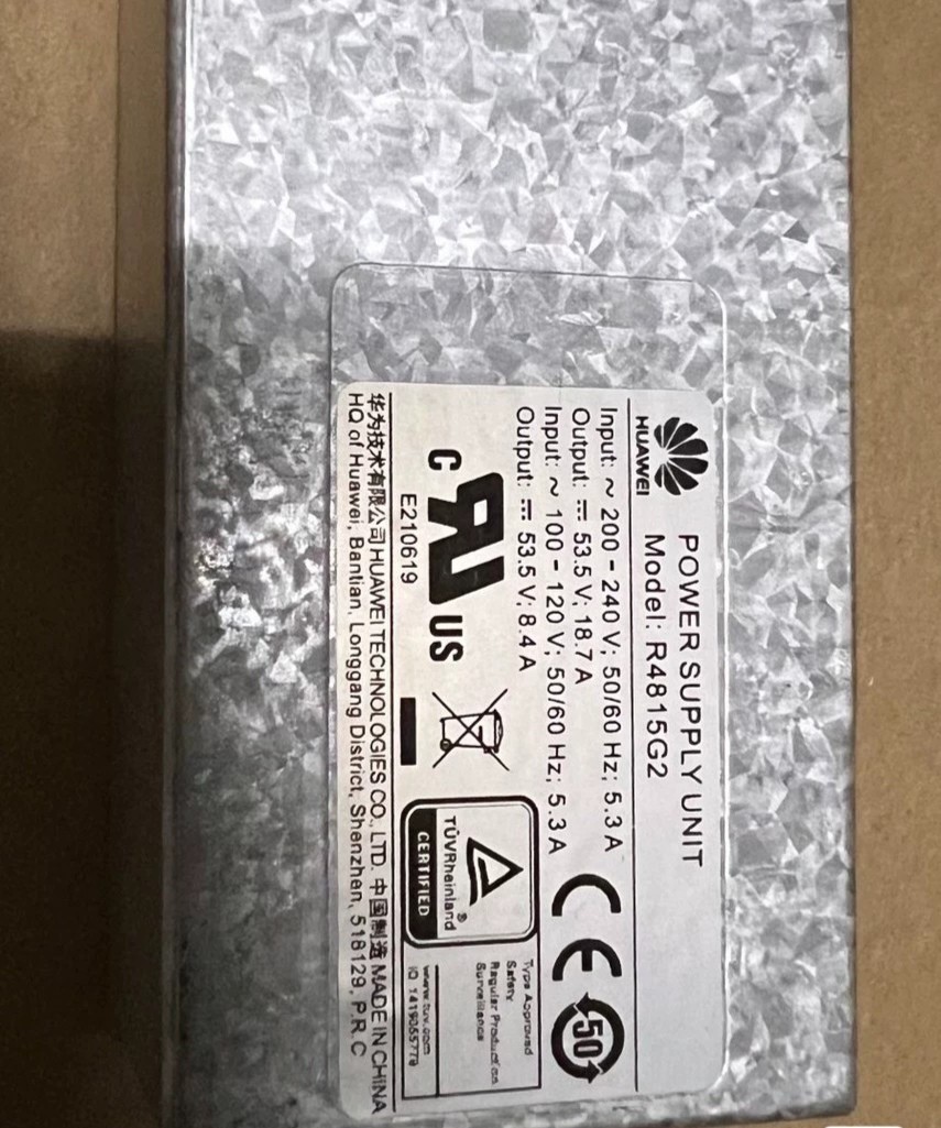 48V 15A Huawei R4814G2 Power Supply Unit Rectifier Module